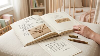 Альбом с конвертами для писем малышу: находка или лишний декор